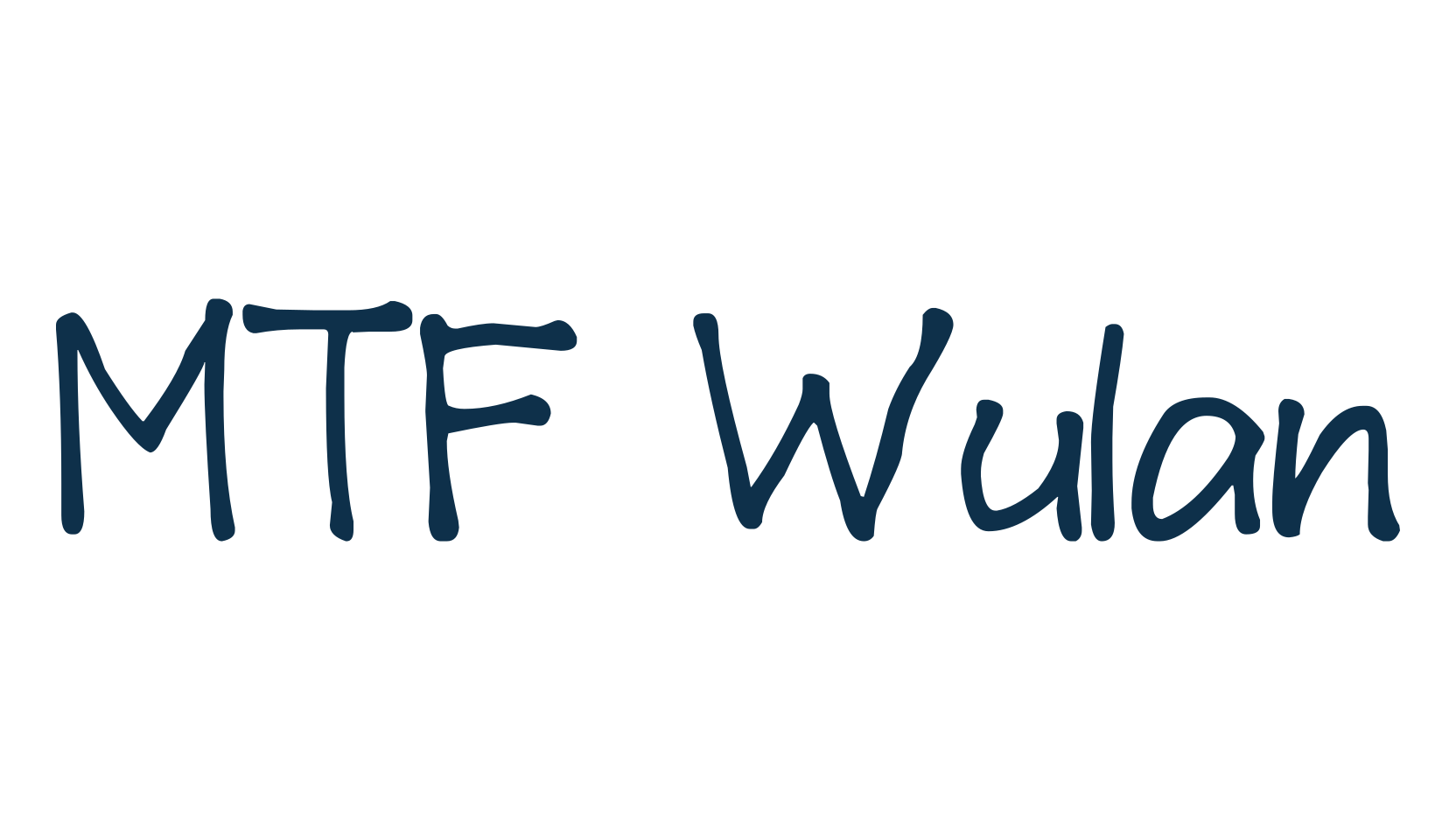 MTF Wulan, script handwritten fancy decorative calligraphy font preview