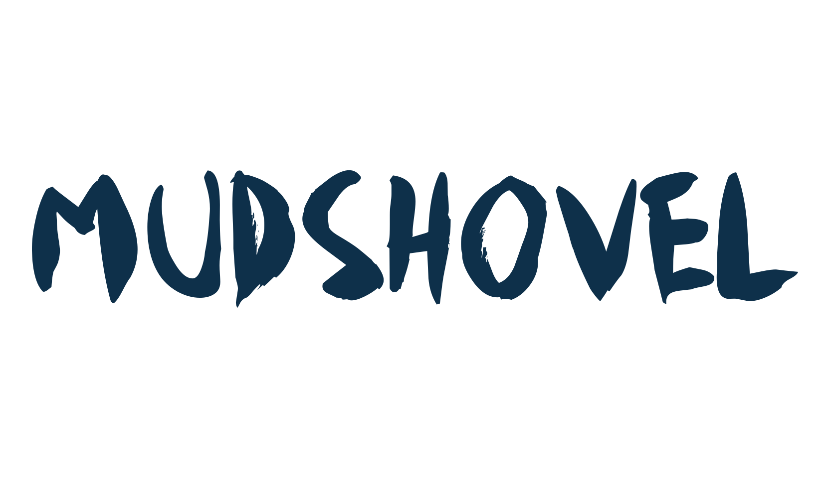 Mudshovel, script brush fancy decorative calligraphy font preview