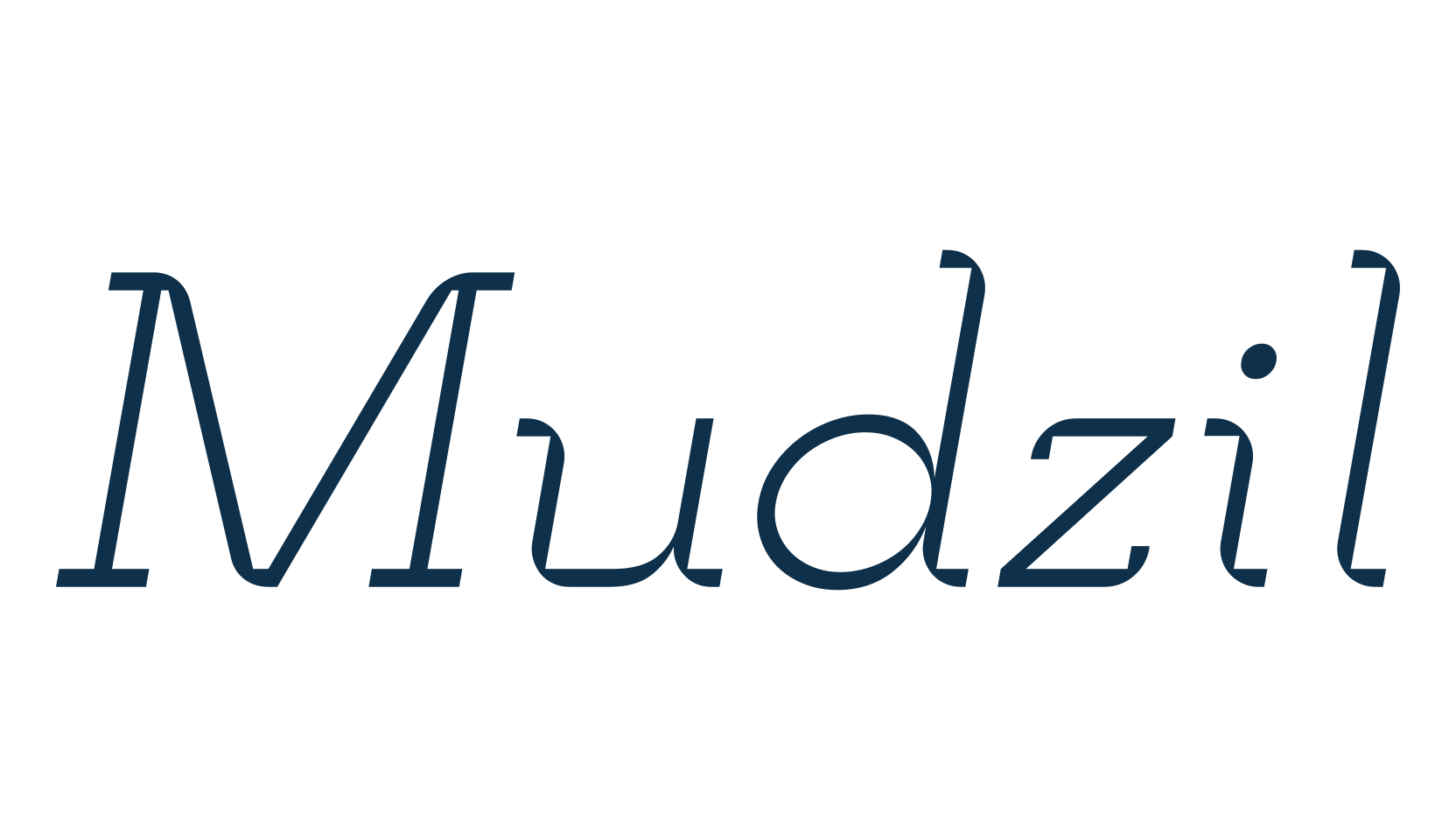 Mudzil, basic serif font preview