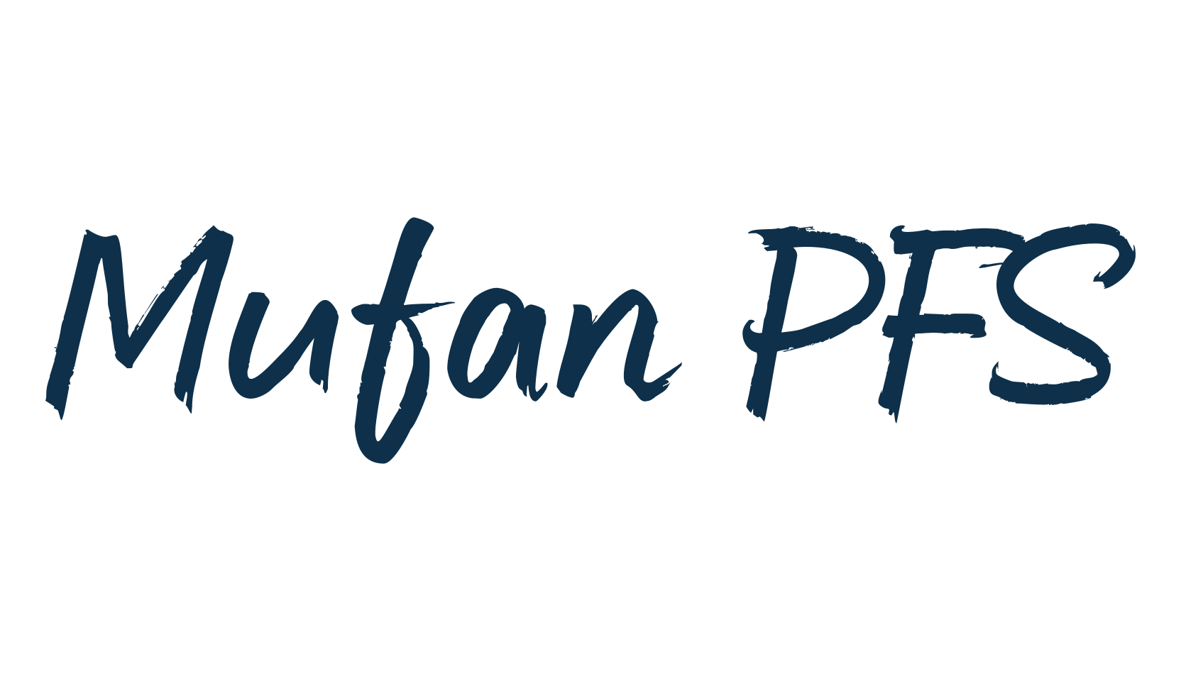 Mufan PFS, script brush fancy decorative calligraphy font preview