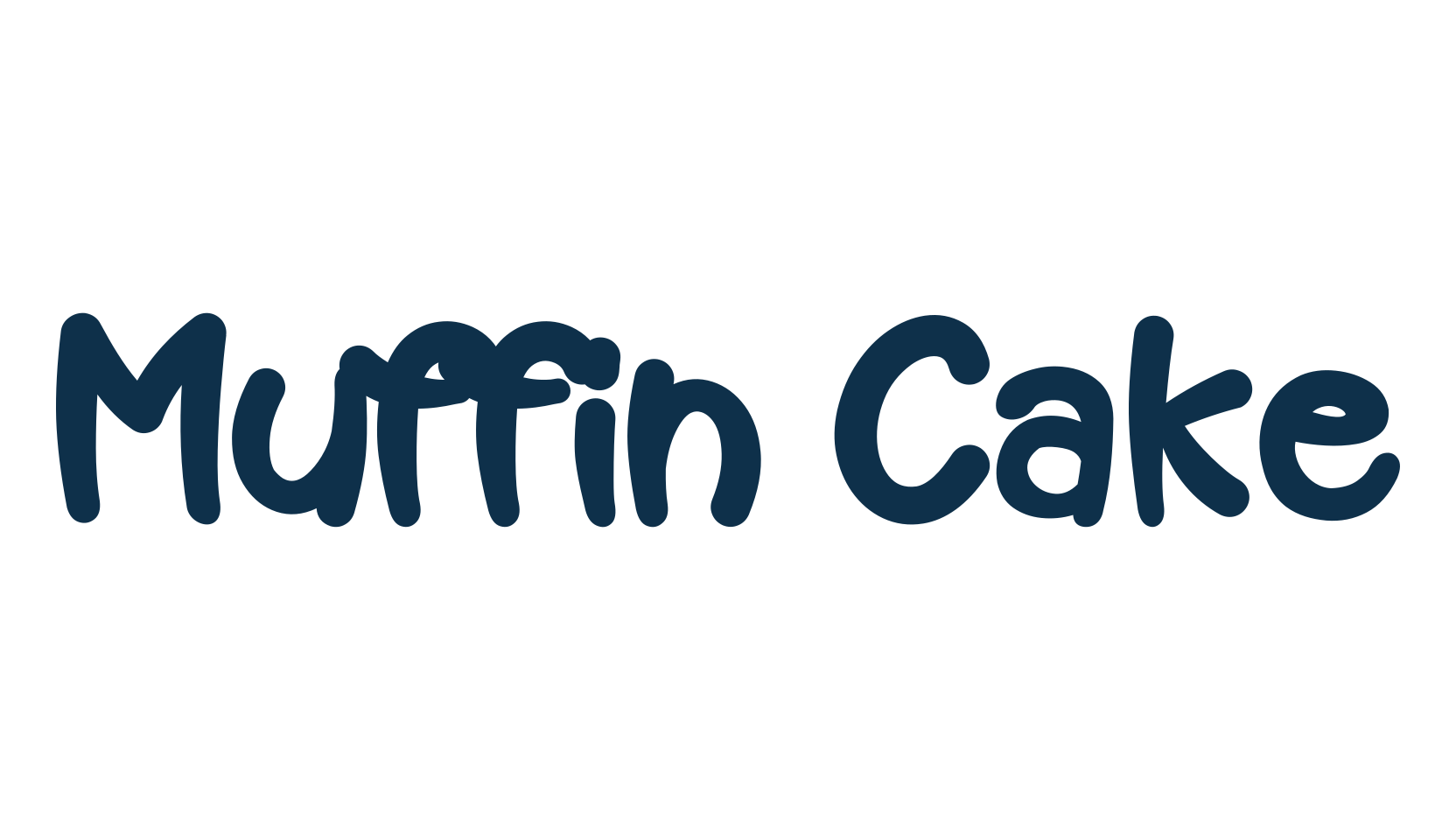 Muffin Cake, cartoon font preview