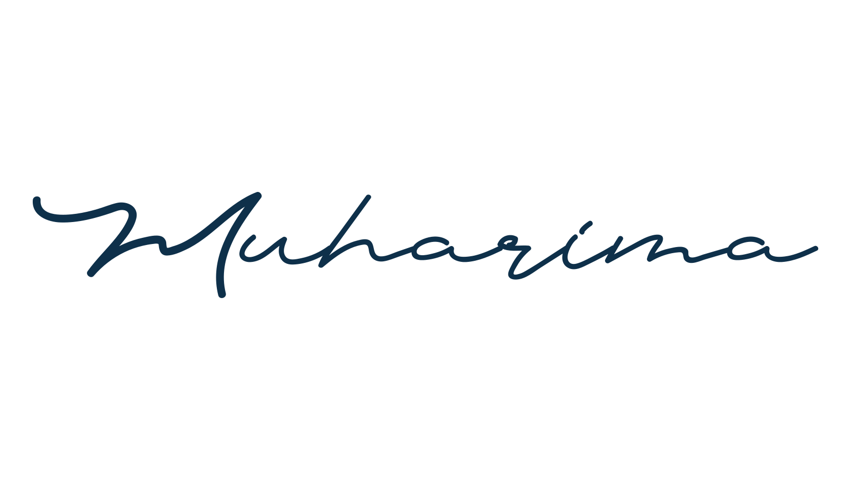 Muharima, script handwritten fancy decorative calligraphy font preview