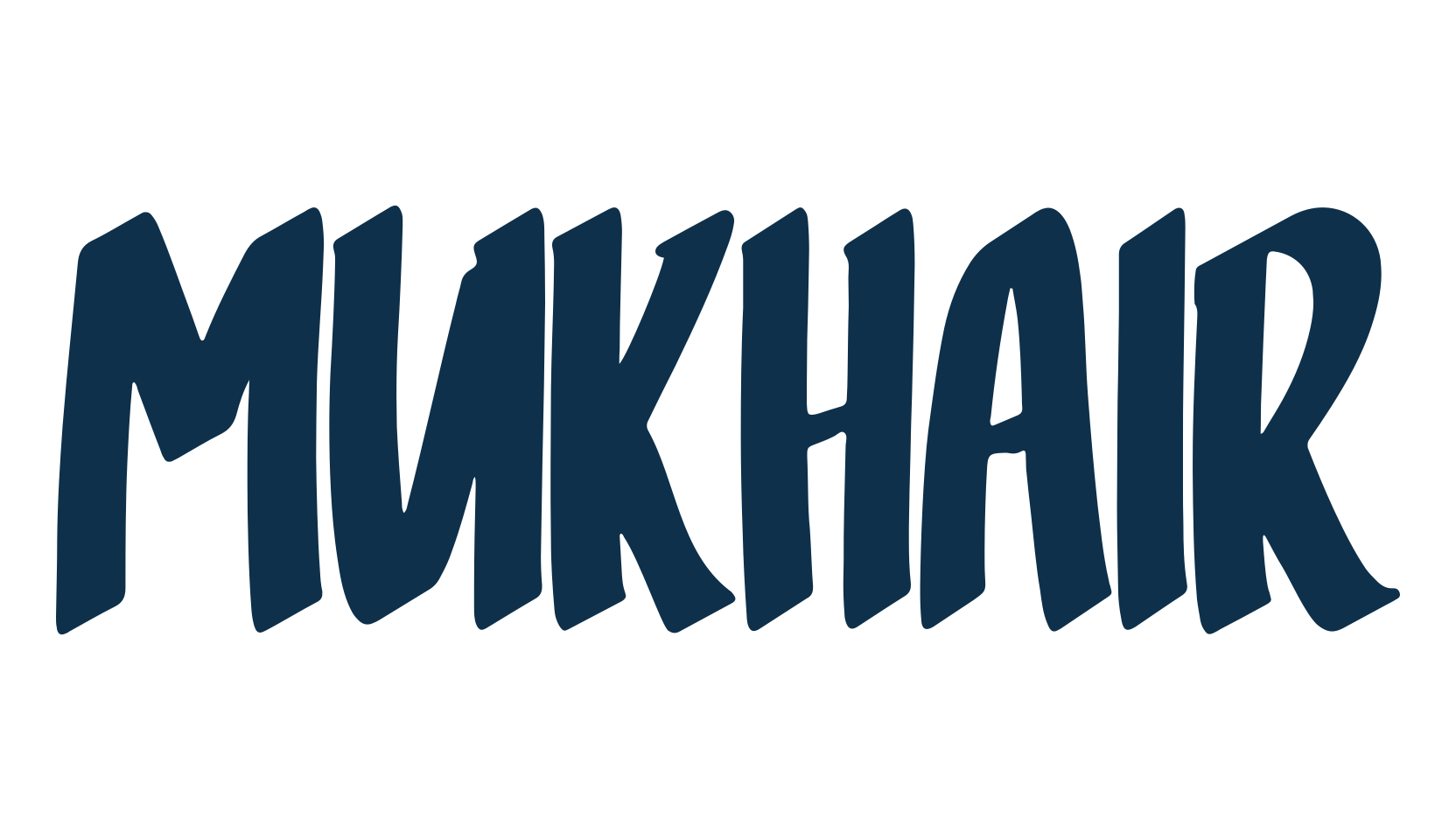 Mukhair, fancy decorative font preview