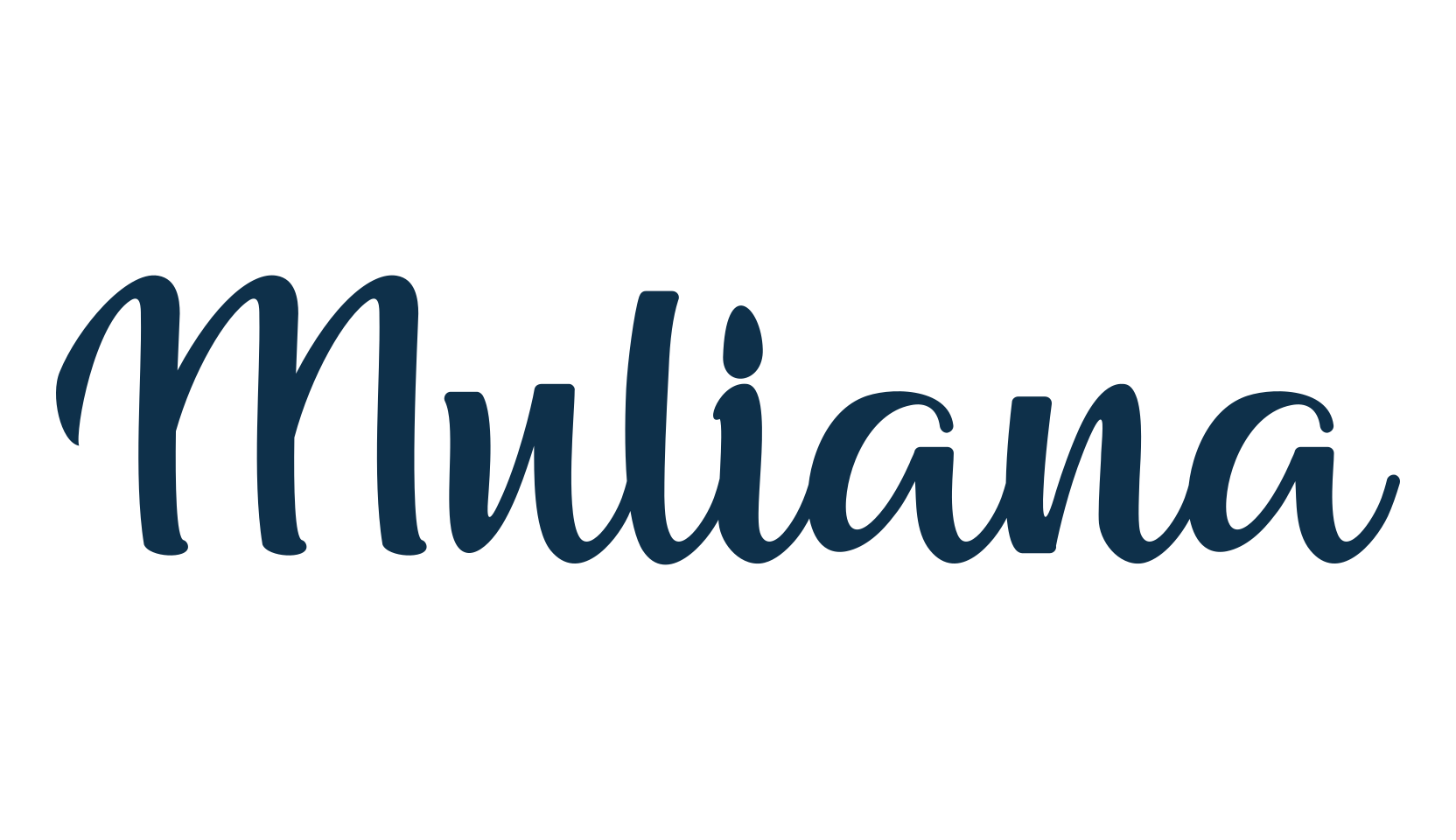 Muliana, various font preview