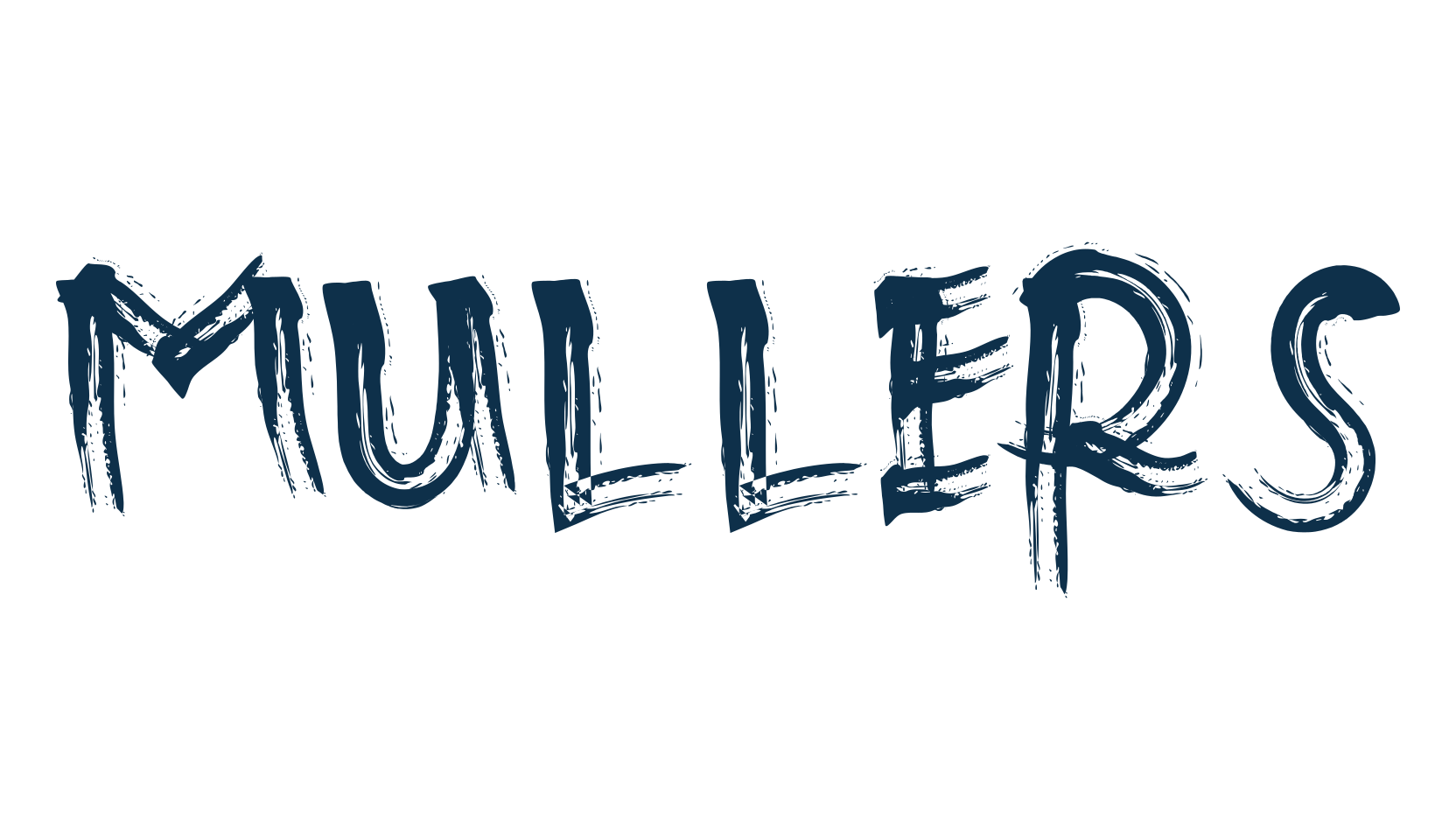 Mullers, script brush fancy decorative calligraphy font preview