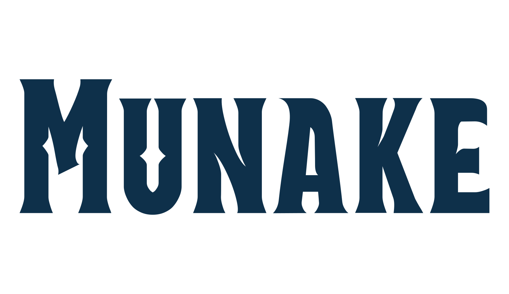 Munake, fancy retro decorative font preview