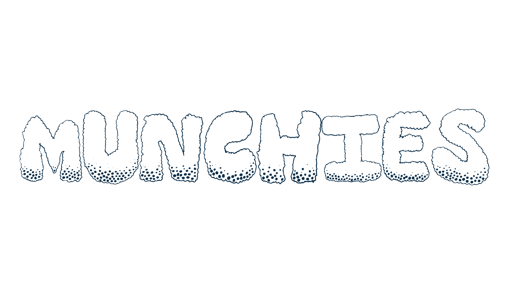 Munchies, fancy cartoon decorative font preview