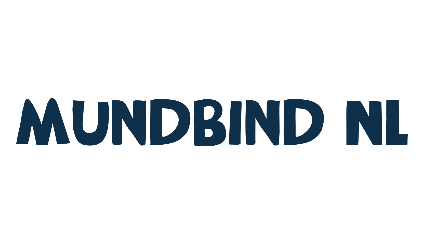 Mundbind NL, cartoon font preview