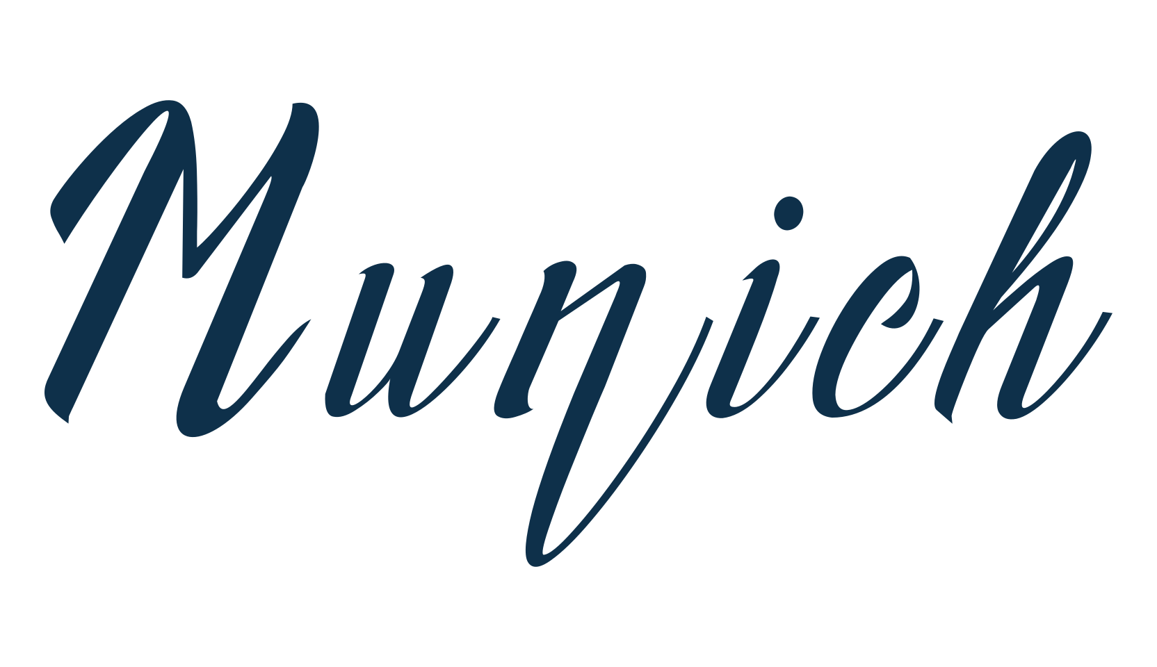 Munich (munich-3), calligraphy font preview