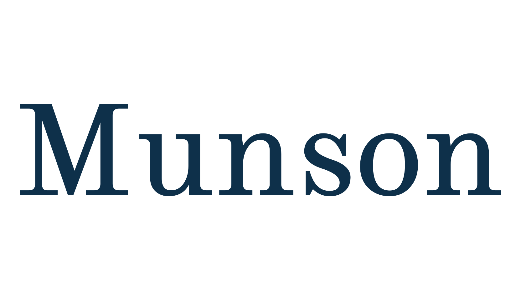 Munson, basic serif font preview