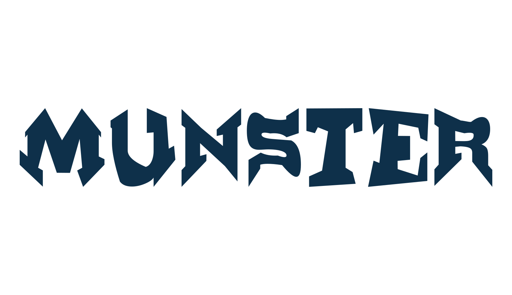Munster, fancy distorted decorative font preview