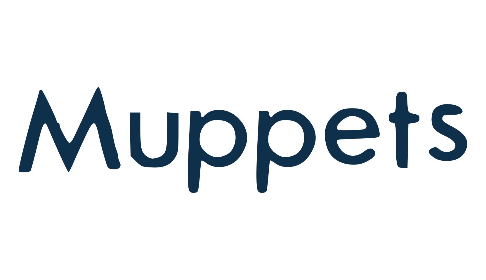 Muppets, cartoon font preview