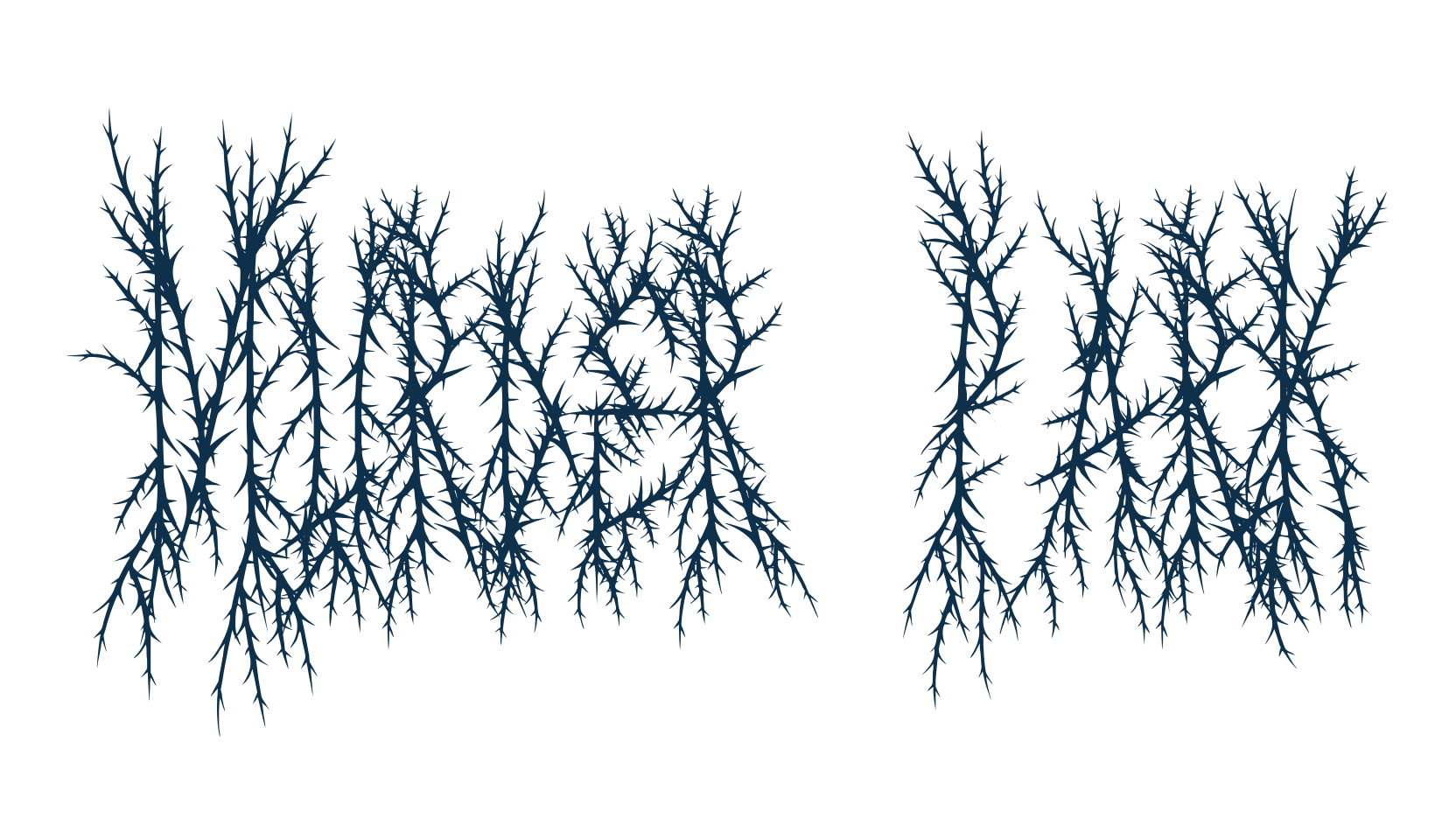Murder Park, halloween font preview