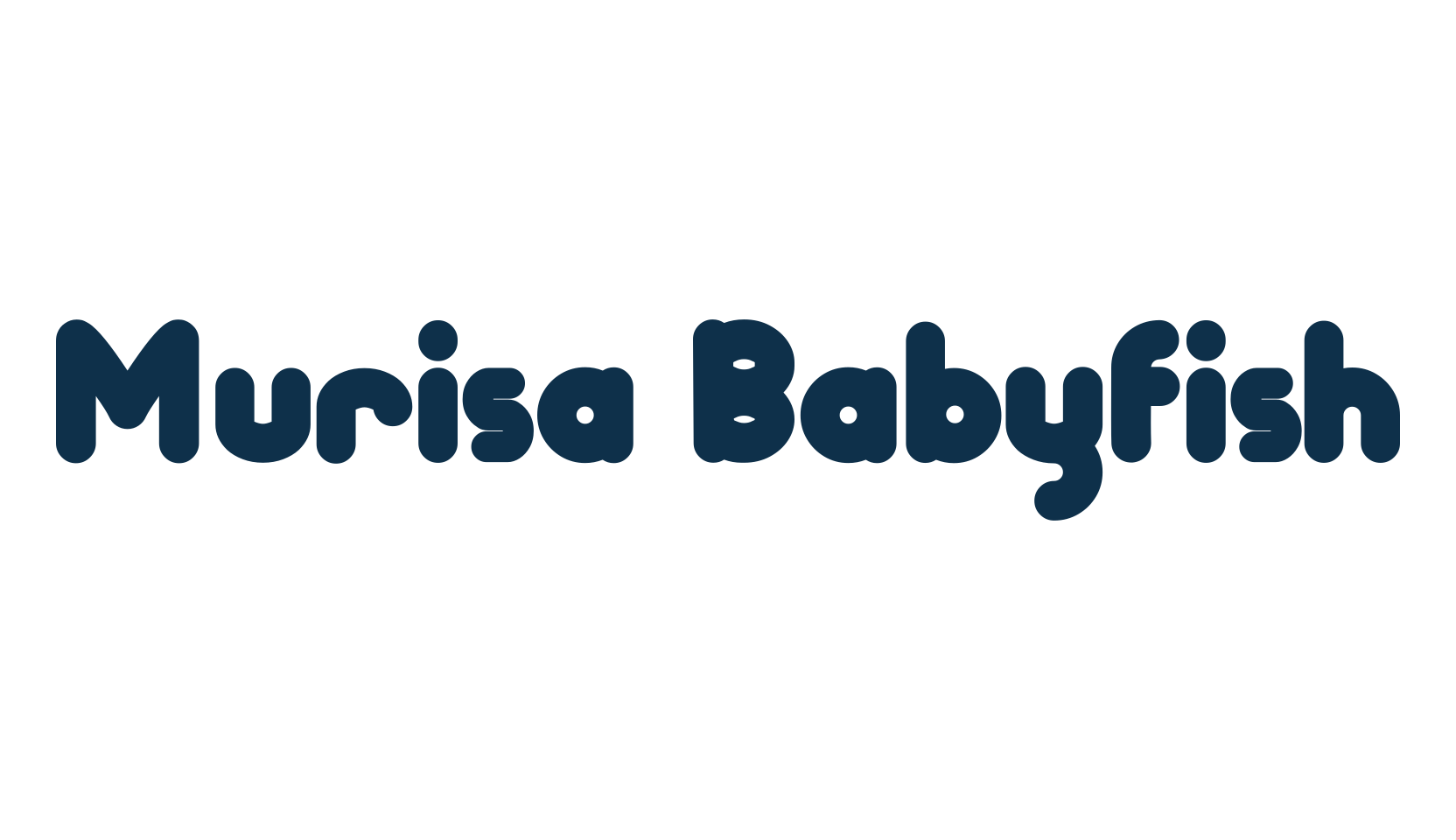 Murisa Babyfish, sans serif font preview