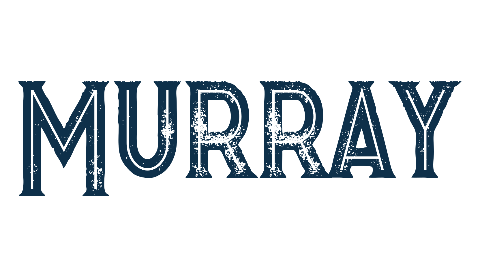 Murray, fancy eroded decorative font preview