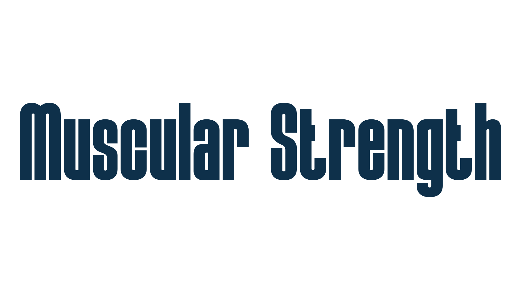 Muscular Strength, groovy font preview