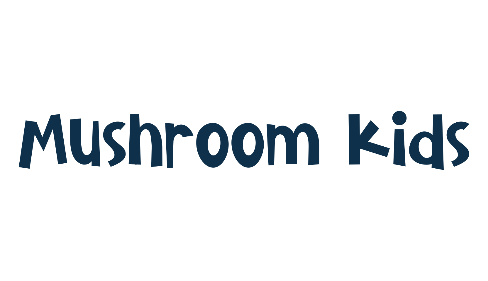 Mushroom Kids, fancy cartoon decorative font preview