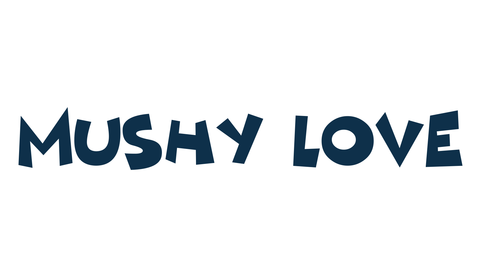 Mushy Love, fancy cartoon decorative font preview