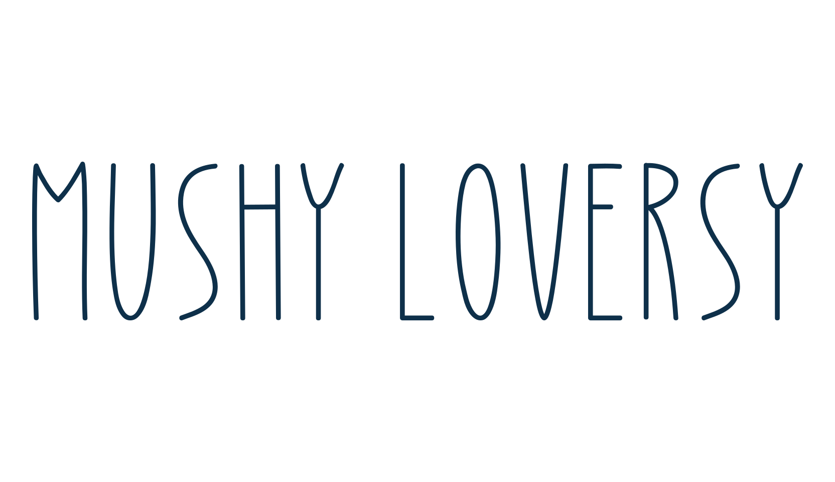 Mushy Loversy, display market font preview