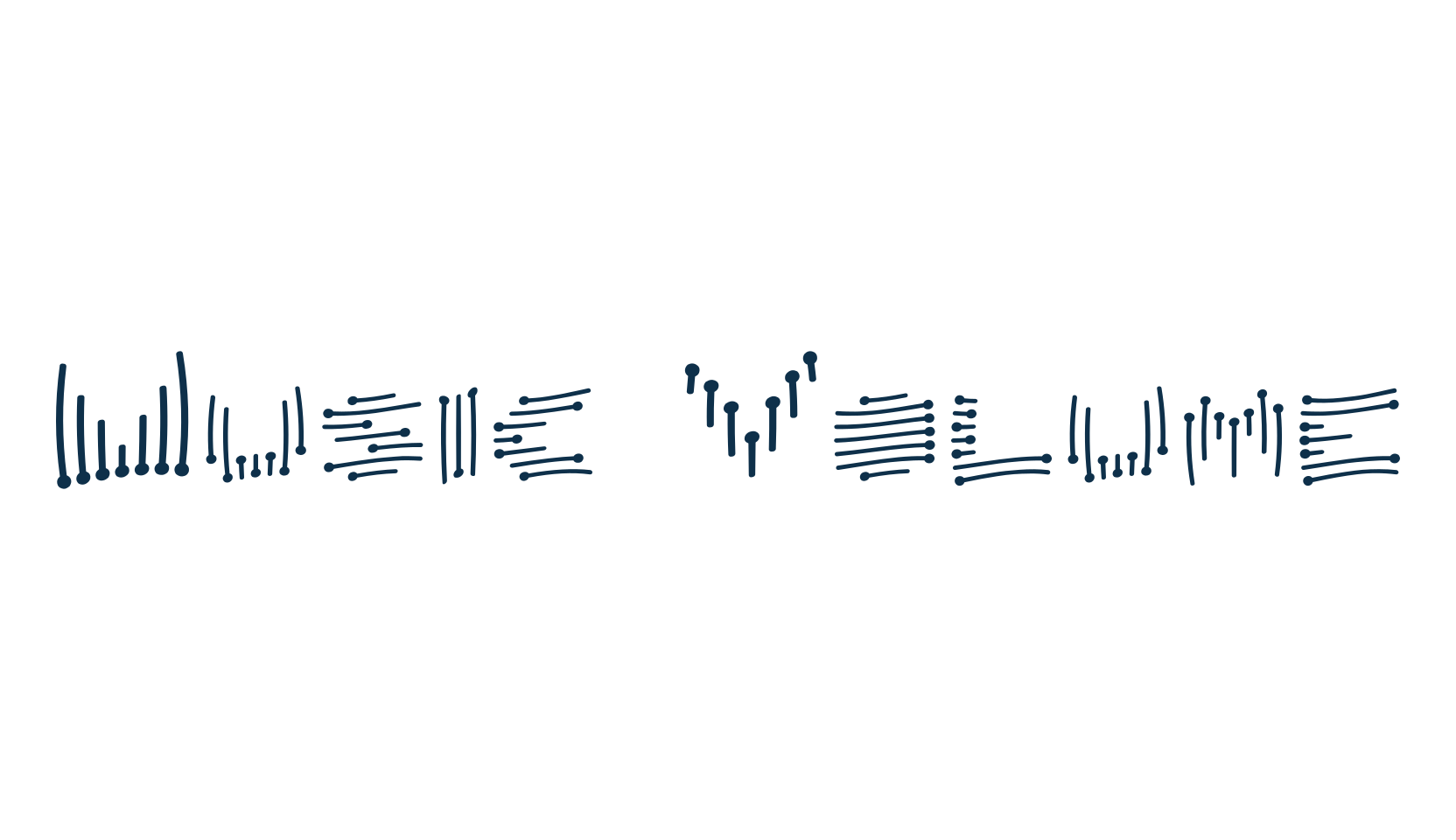Music Volume, various font preview