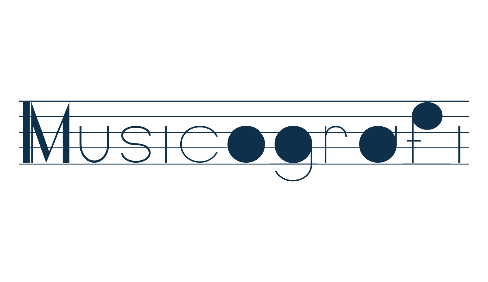 Musicografi, fancy decorative font preview