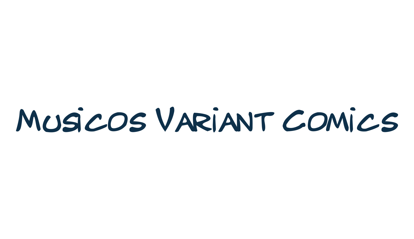 Musicos Variant Comics, fancy cartoon decorative comic font preview
