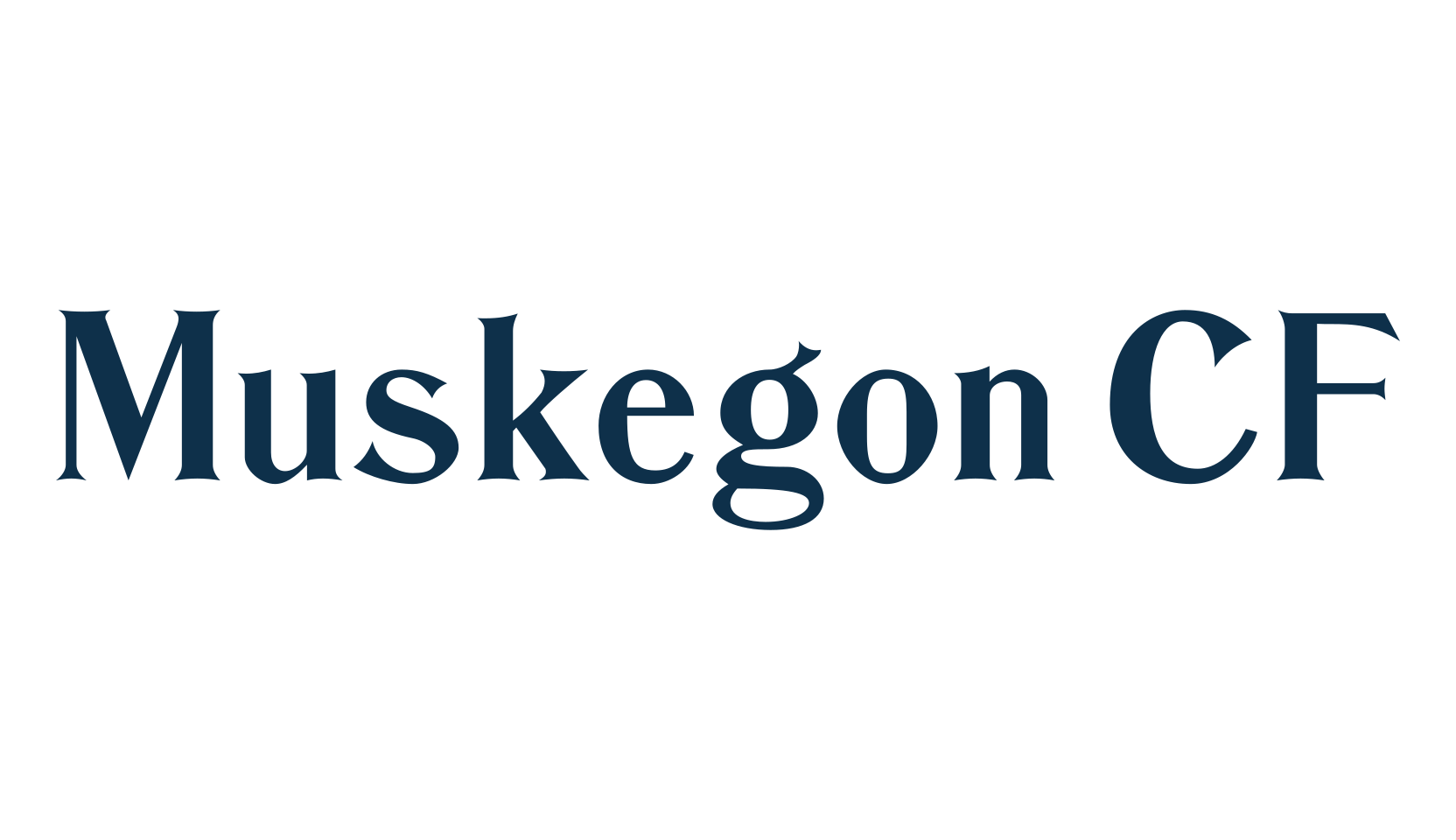 Muskegon CF, basic serif font preview