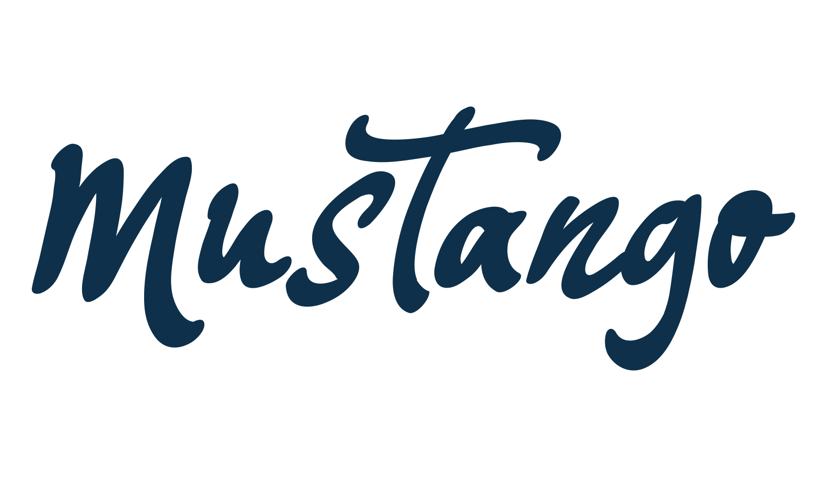Mustango, script handwritten fancy decorative calligraphy font preview