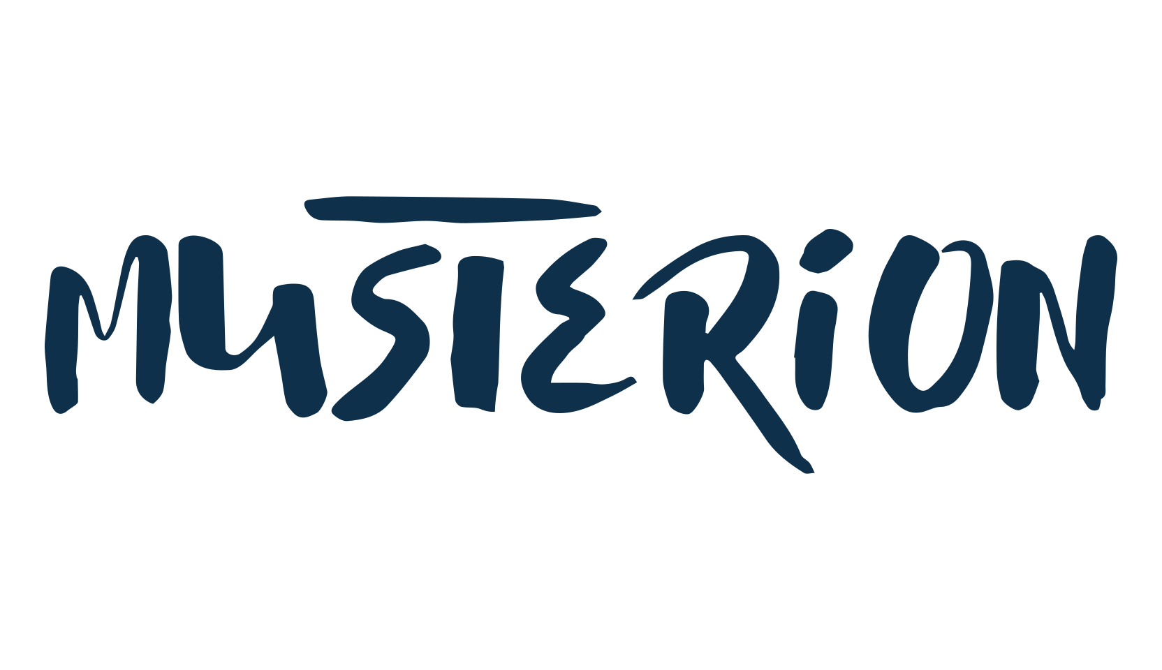 Musterion, handwriting font preview