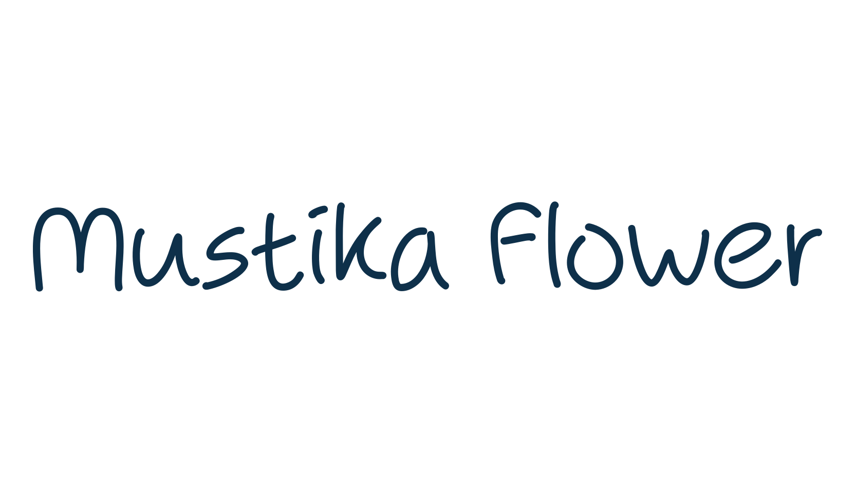 Mustika Flower, script handwritten fancy decorative calligraphy font preview