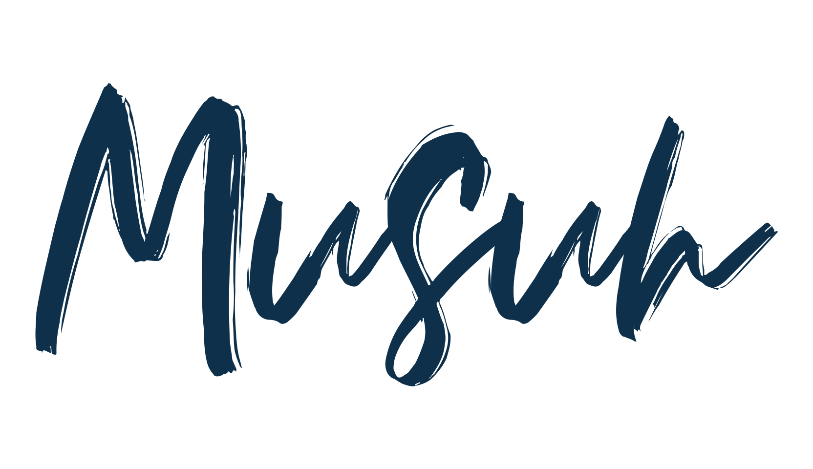 Musuh, brush font preview