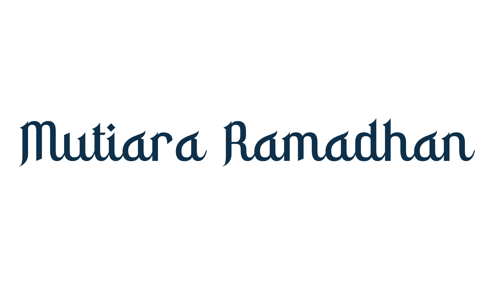 Mutiara Ramadhan, foreign look arabic font preview