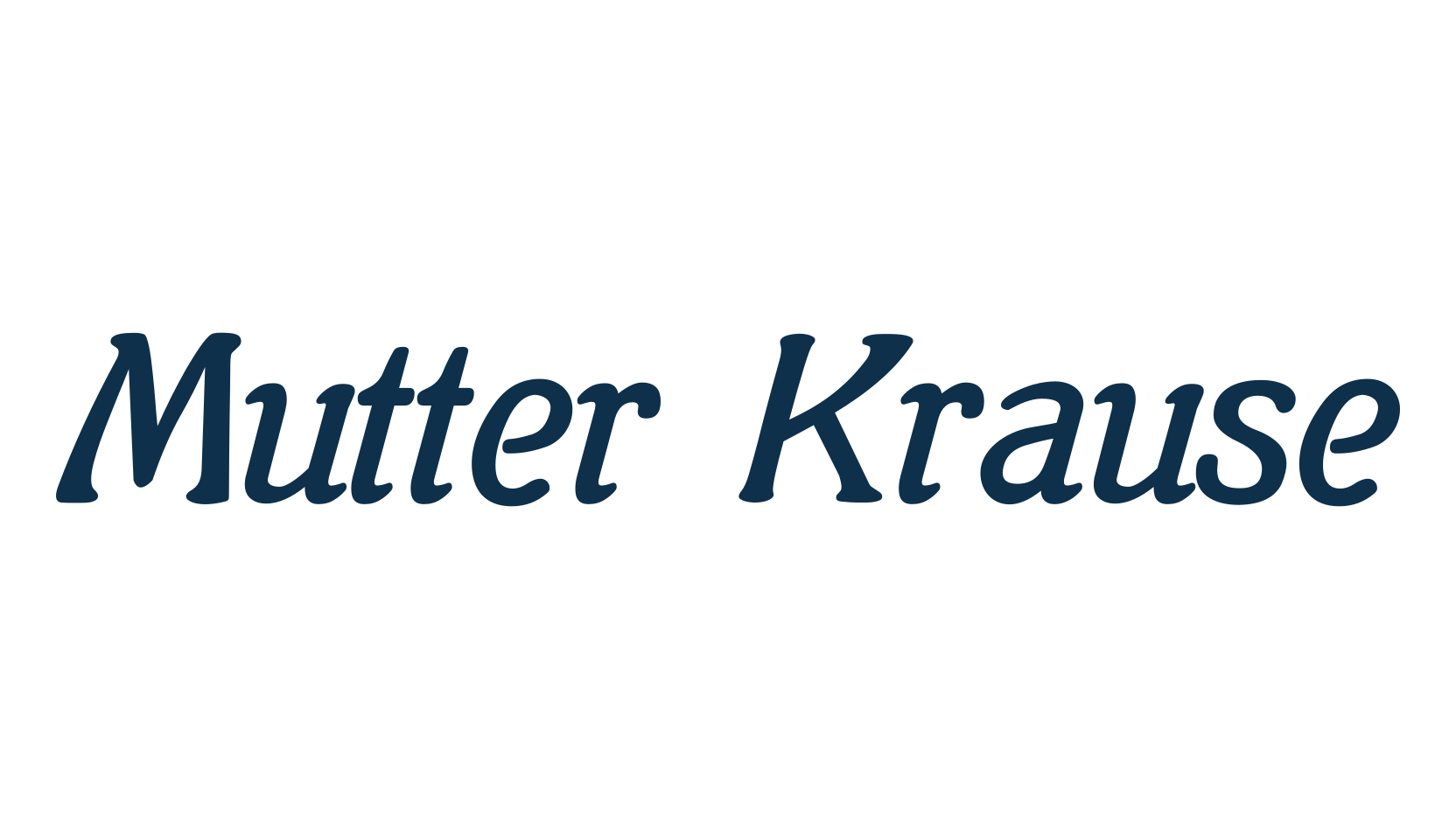 Mutter Krause, various font preview