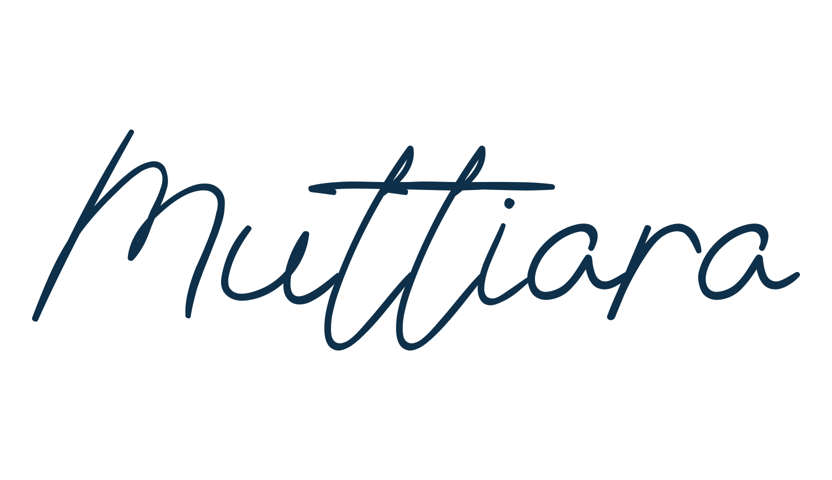 Muttiara, script handwritten fancy decorative calligraphy font preview