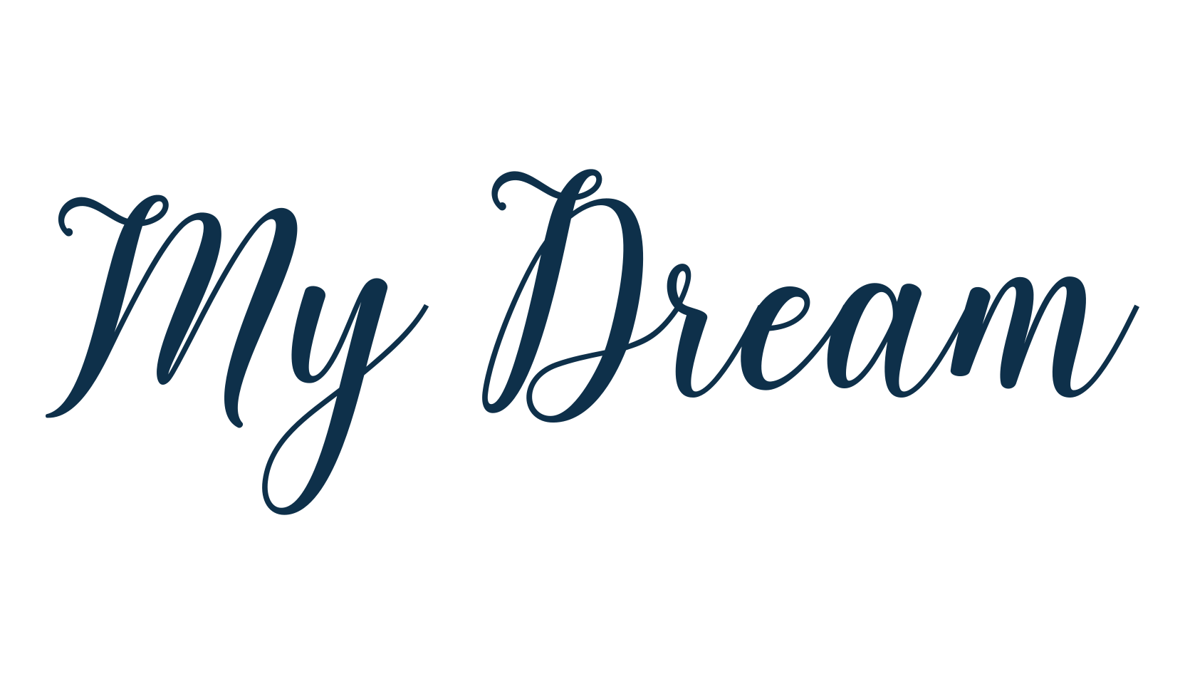 My Dream (my-dream-2), script calligraphy fancy decorative font preview