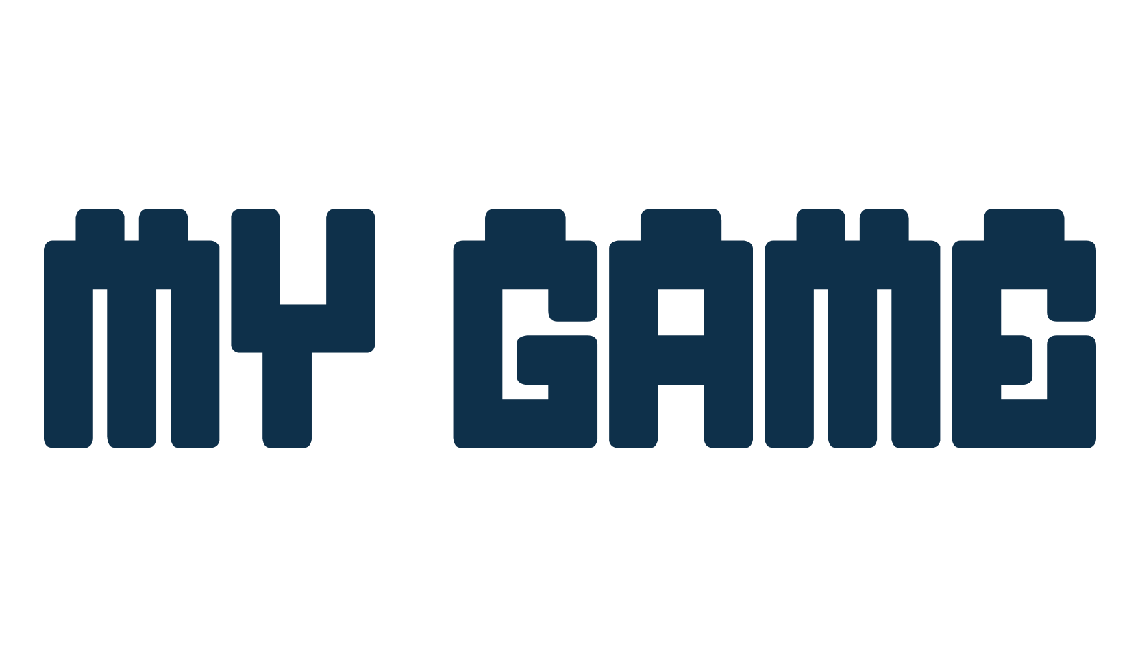 My Game, fancy various techno sci-fi font preview
