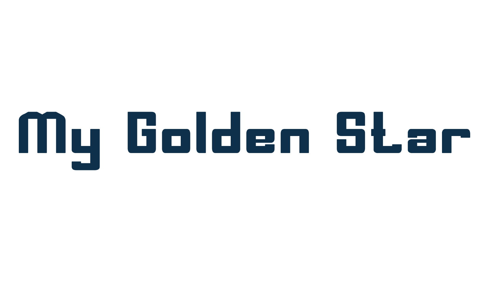My Golden Star, fancy various decorative font preview