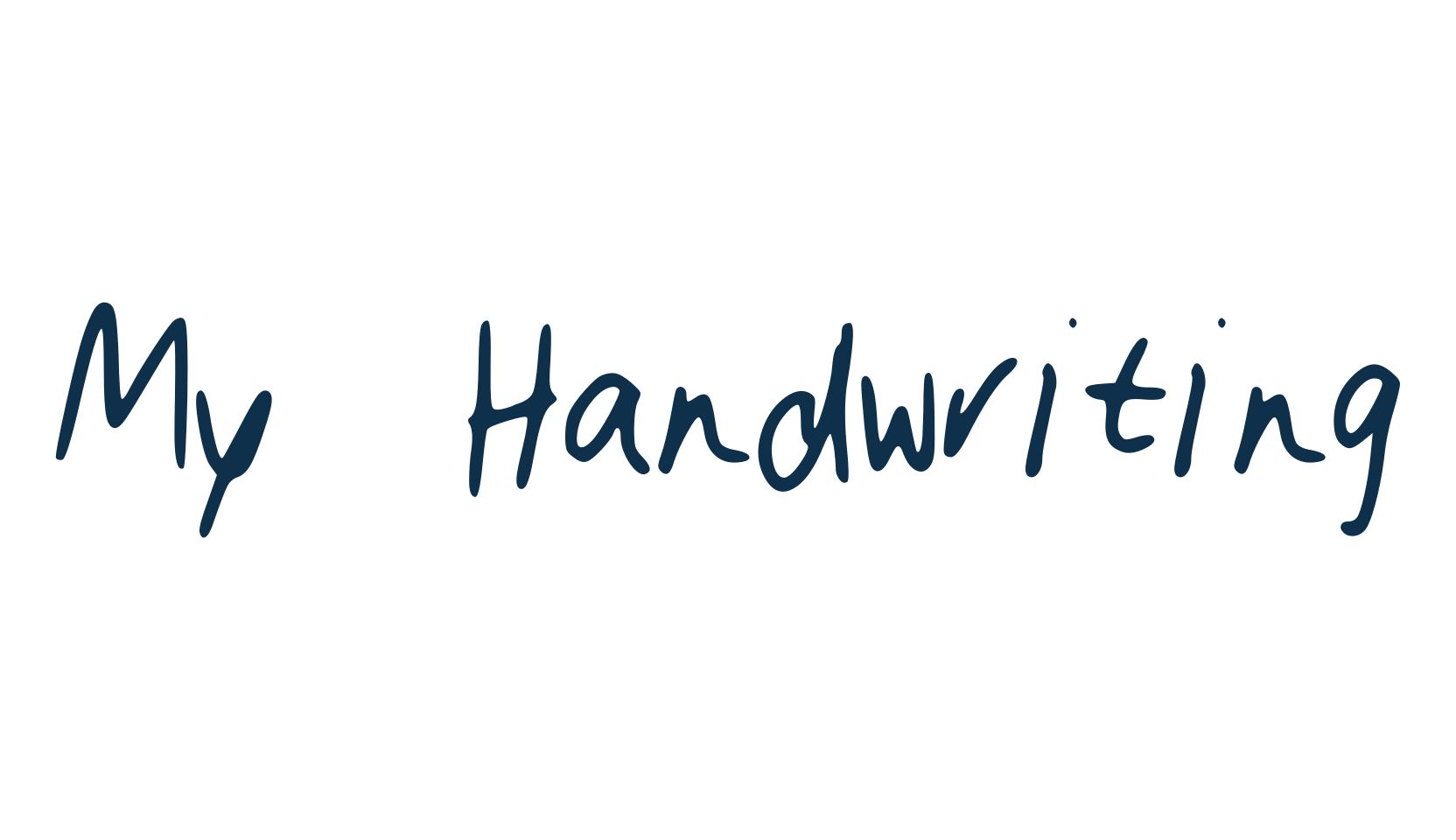 My Handwriting (my-handwriting-3), script handwritten fancy decorative calligraphy font preview