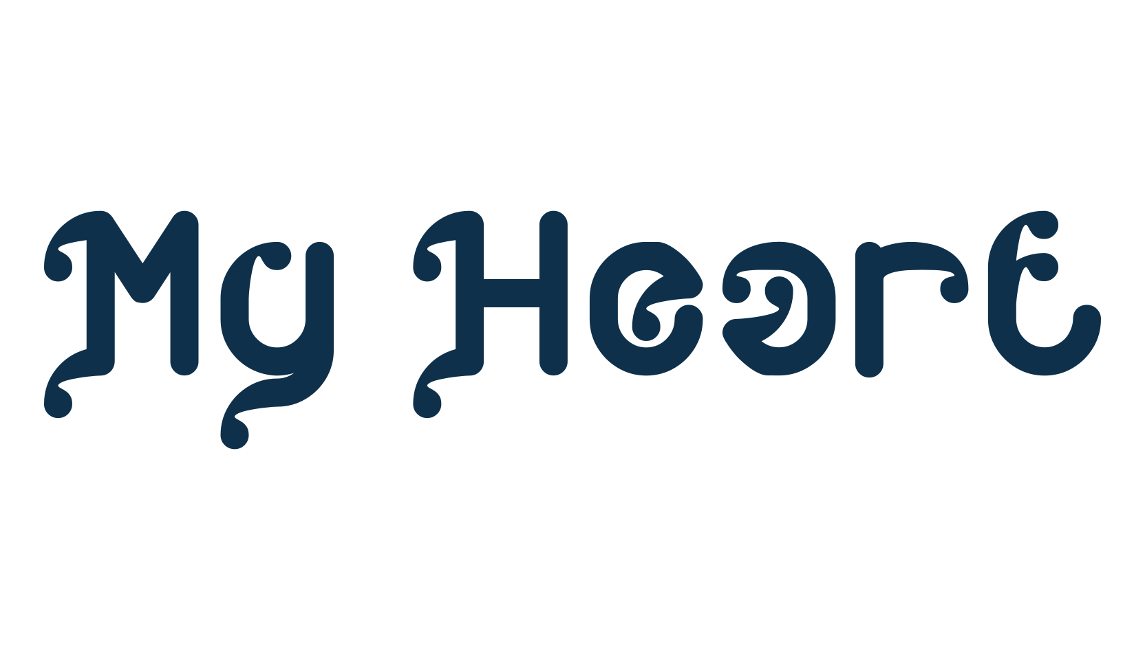 My Heart (my-heart), various font preview
