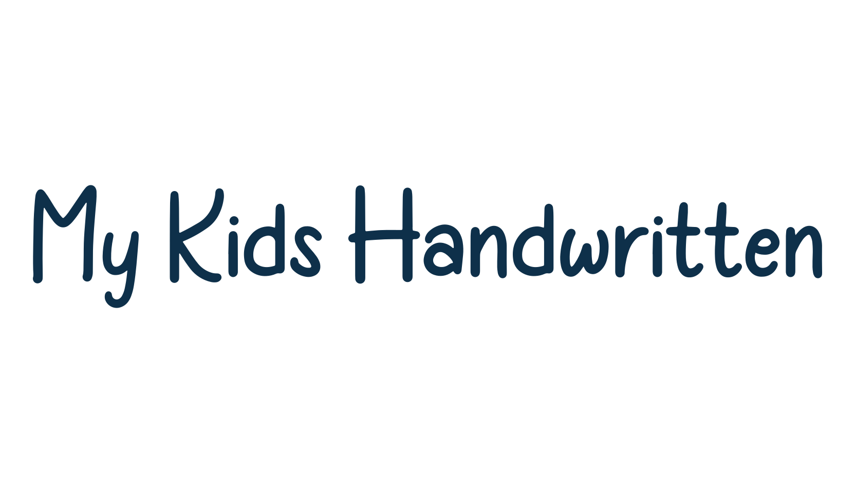 My Kids Handwritten, script handwritten fancy decorative calligraphy font preview