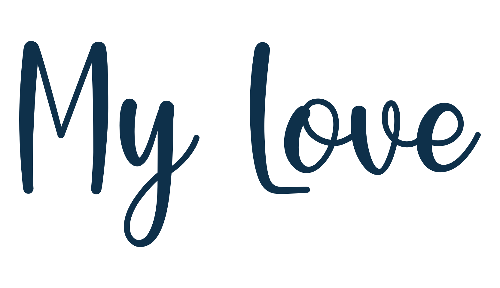 My Love (my-love-3), fancy decorative font preview