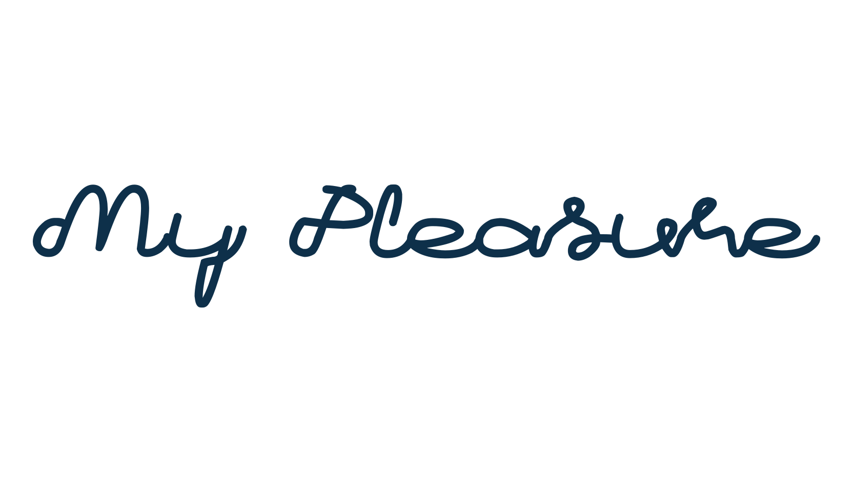 My Pleasure, display market font preview