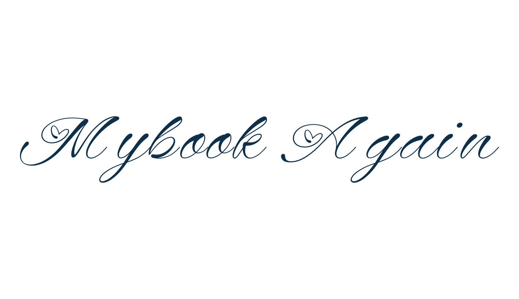 Mybook Again, fancy decorative font preview