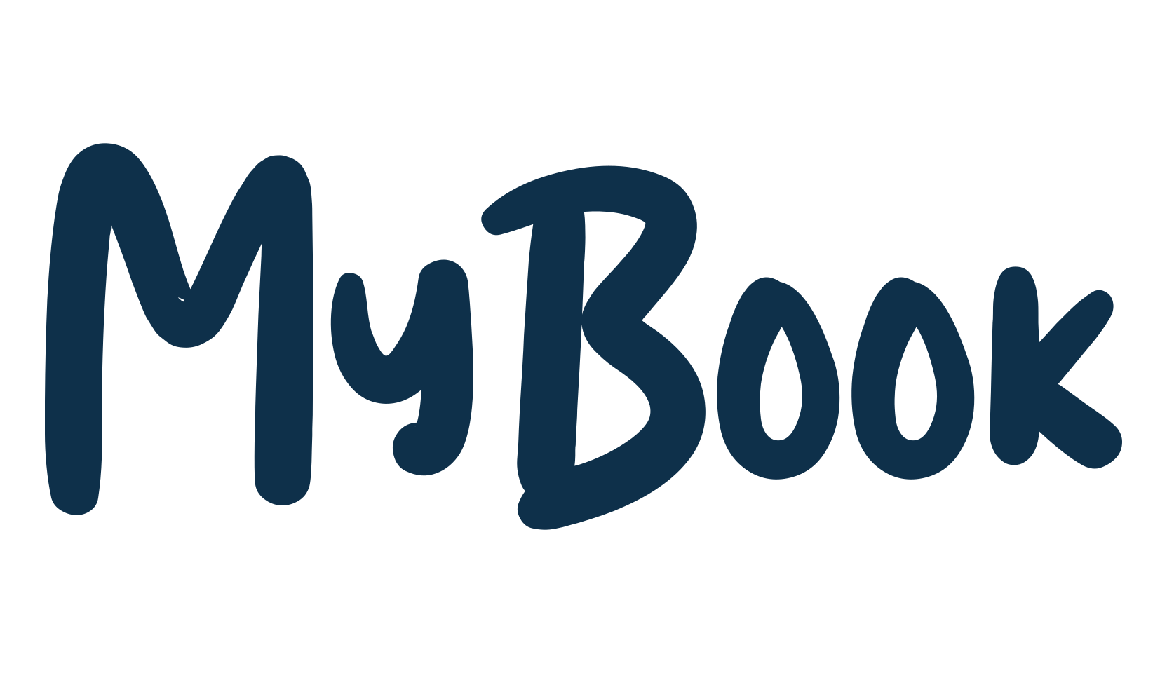 MyBook, script handwritten fancy decorative calligraphy font preview