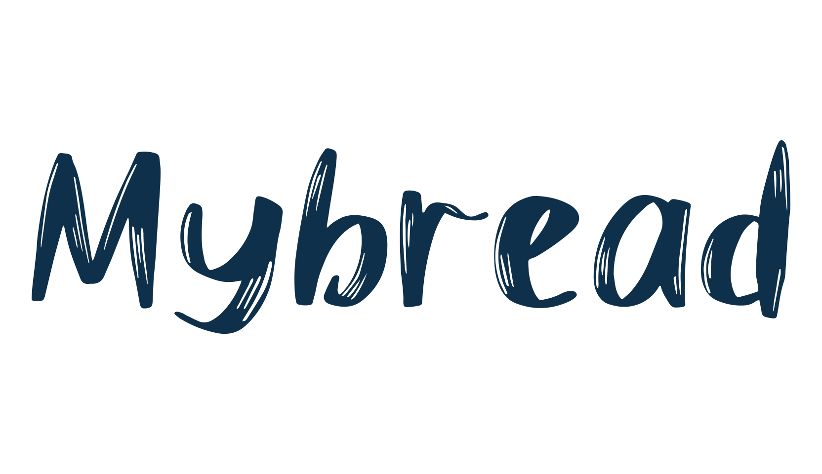 Mybread, brush font preview