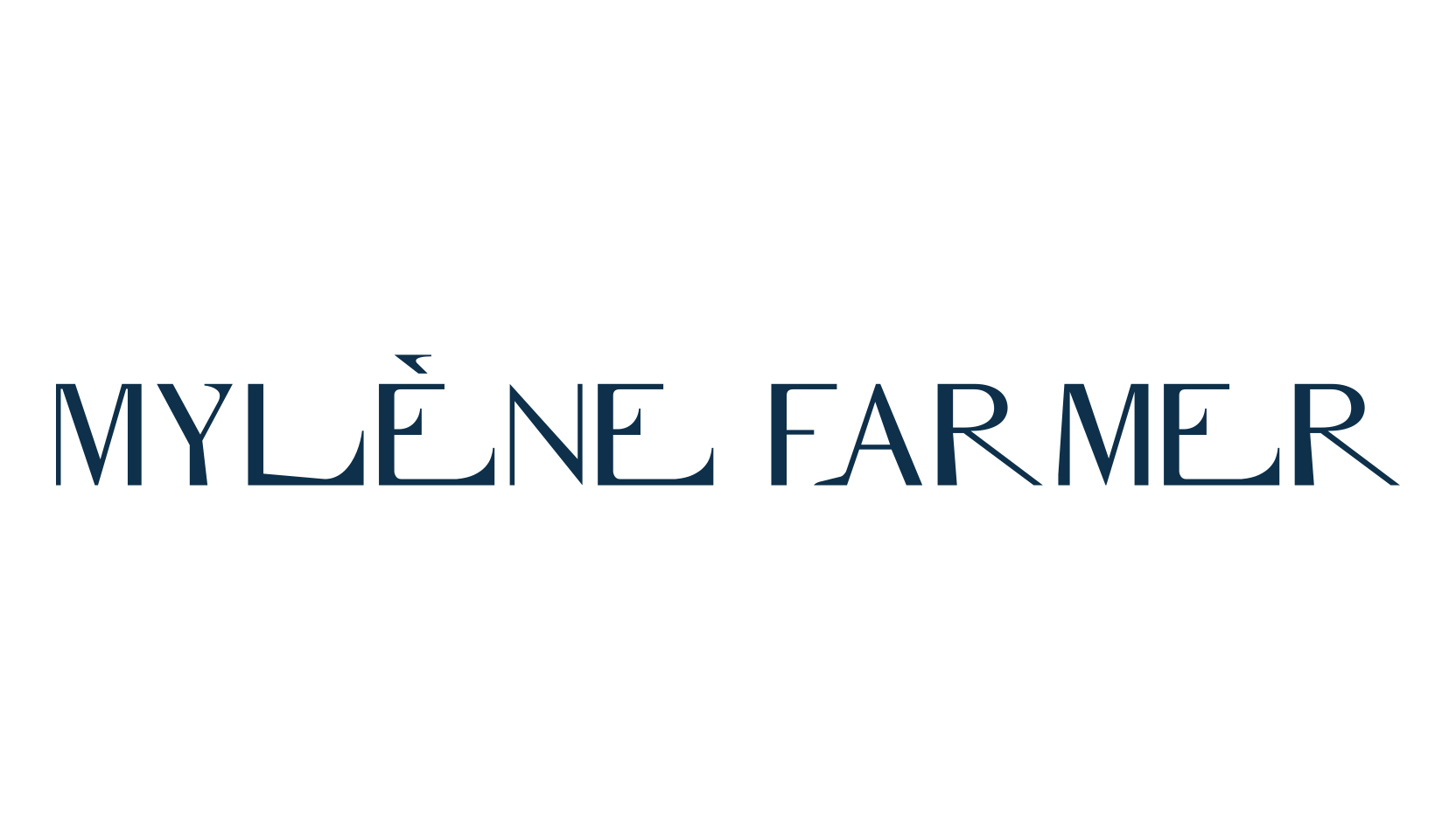 Mylène Farmer, fancy various decorative font preview