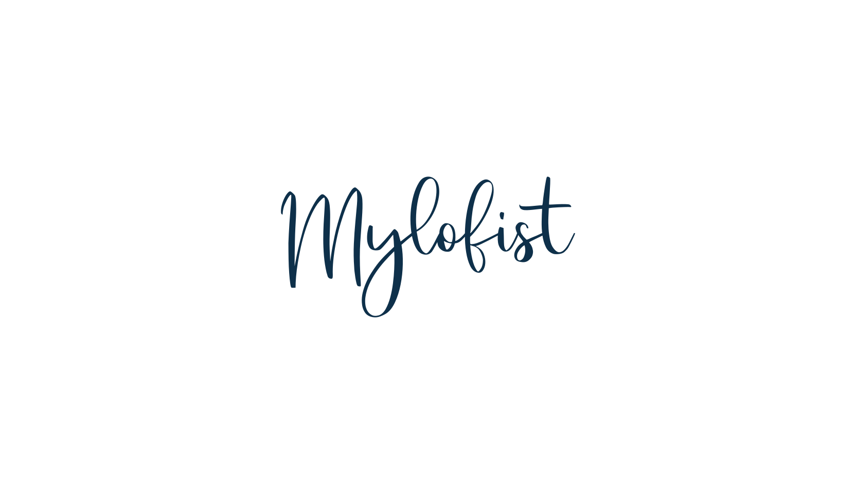 Mylofist, script handwritten fancy decorative calligraphy font preview