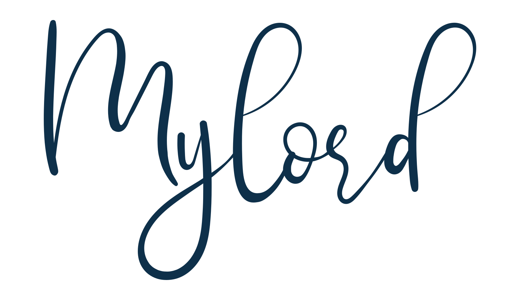 Mylord, script calligraphy fancy decorative font preview
