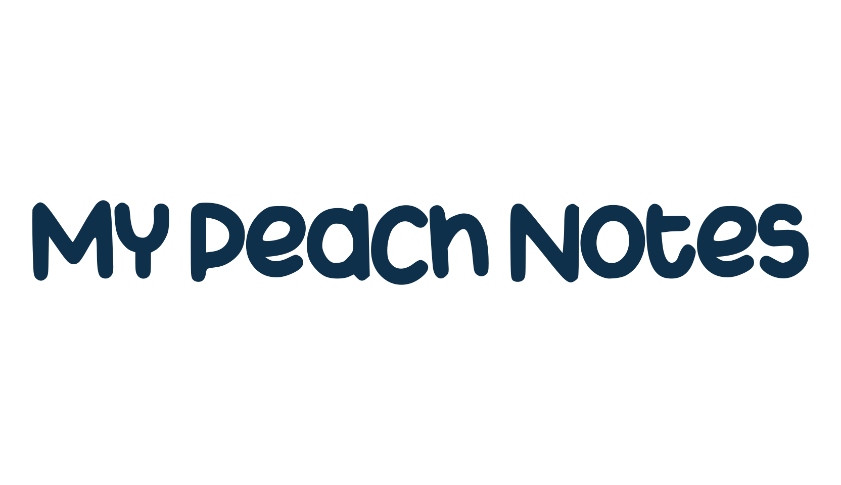 My Peach Notes, script handwritten fancy decorative calligraphy font preview