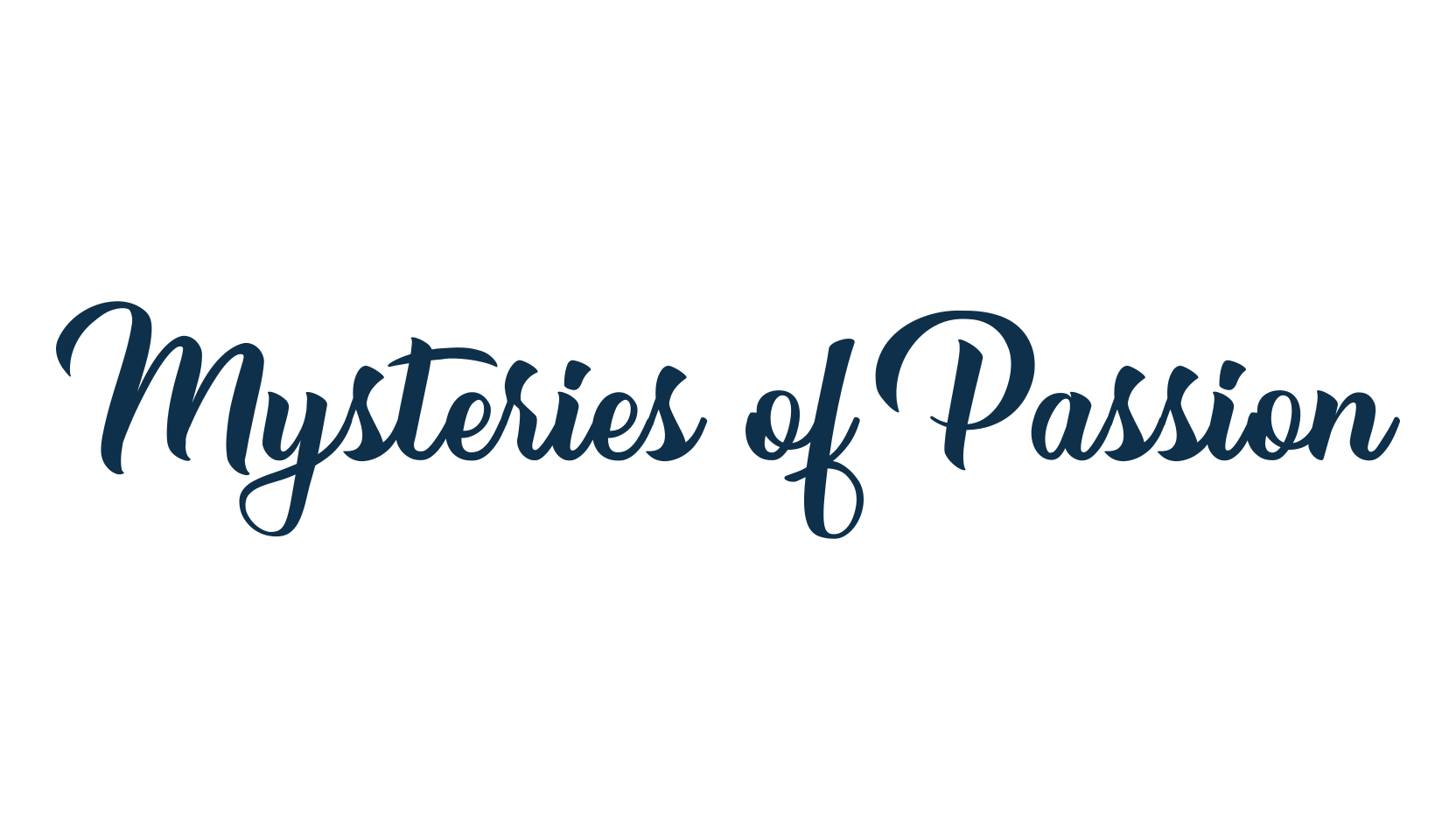 Mysteries of Passion, brush font preview